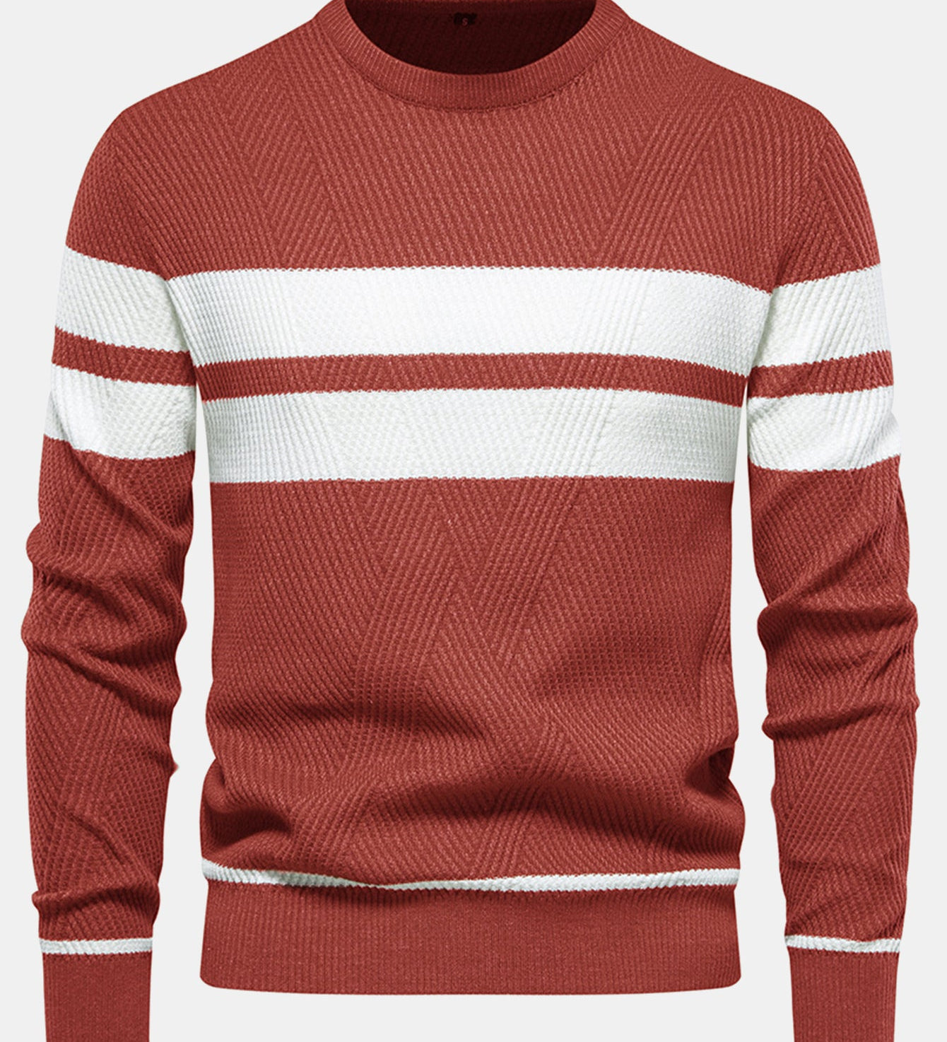 Stripe Crew Neck Sweater