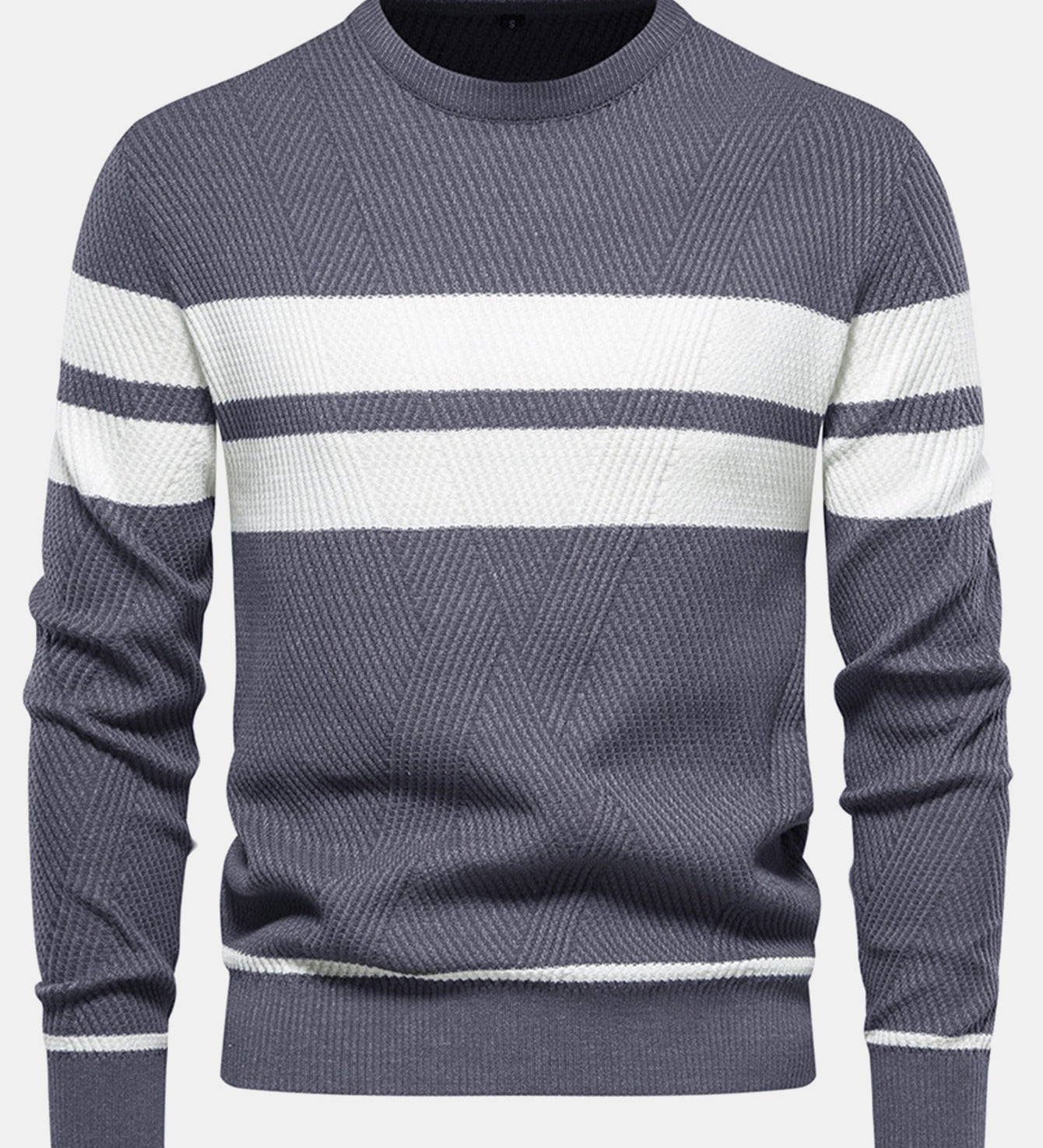 Stripe Crew Neck Sweater