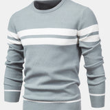 Stripe Crew Neck Sweater