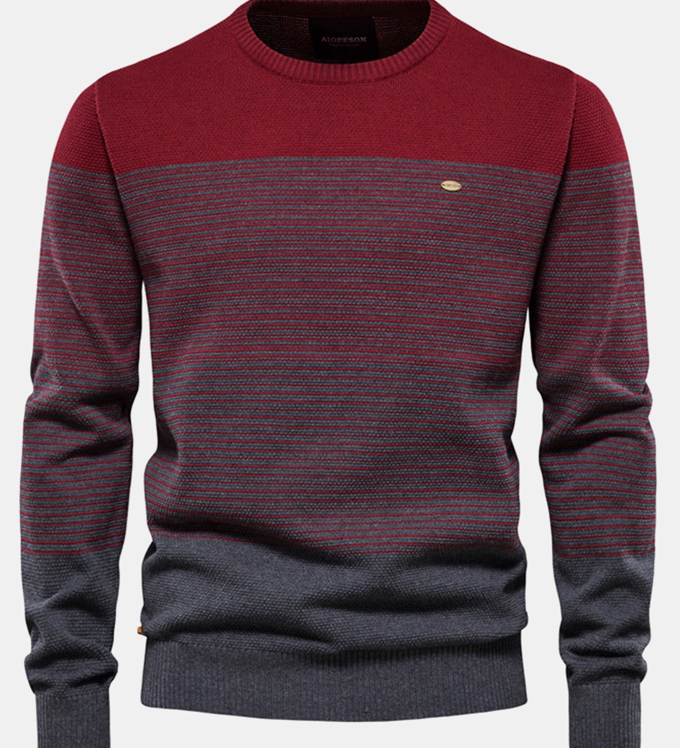 Contrast Striped Sweater