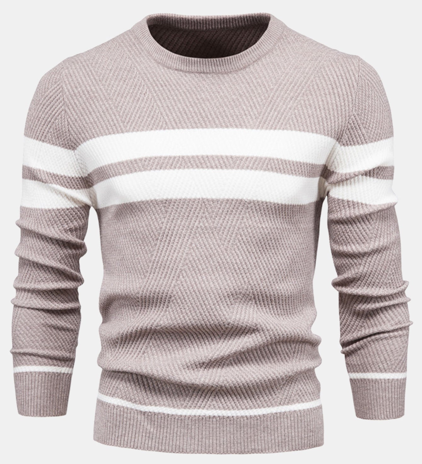 Stripe Crew Neck Sweater