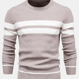 Stripe Crew Neck Sweater