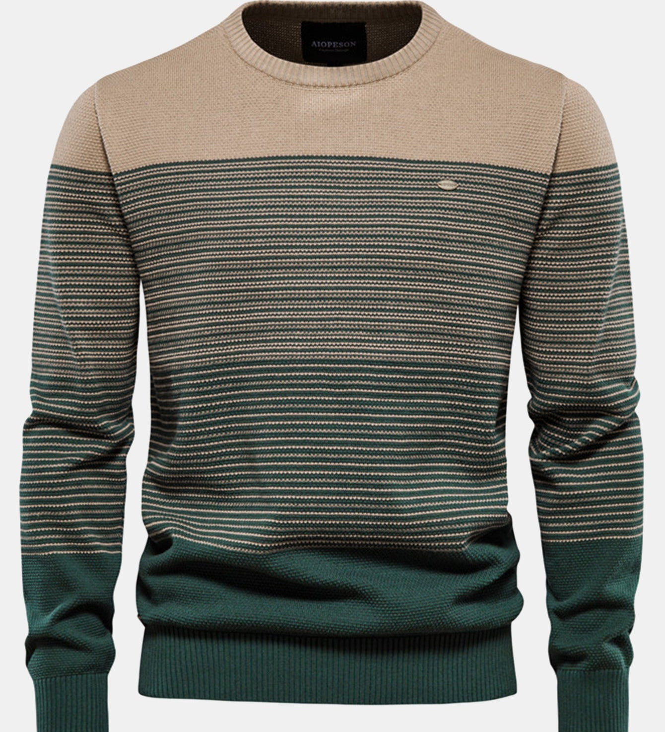 Contrast Striped Sweater