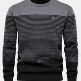 Contrast Striped Sweater