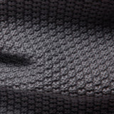 Twist Jacquard Zipper Stand Collar Sweater