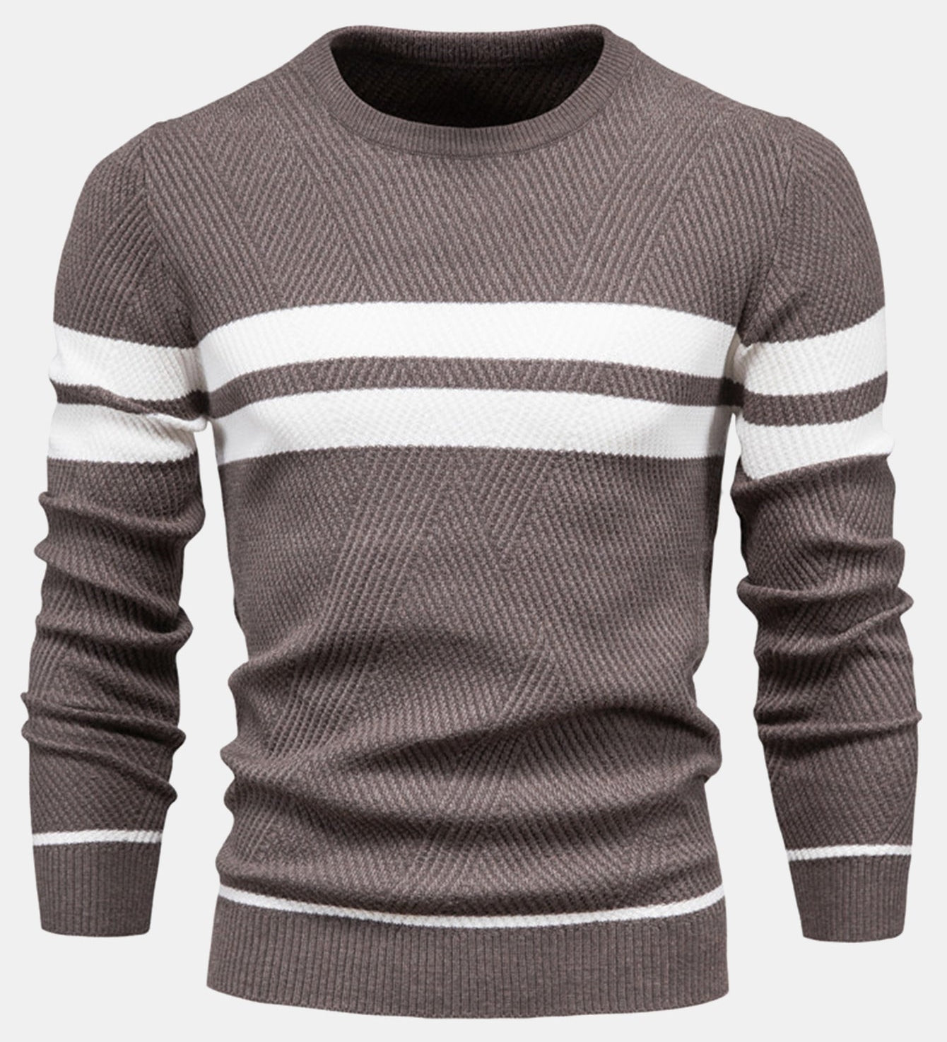 Stripe Crew Neck Sweater