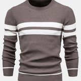 Stripe Crew Neck Sweater