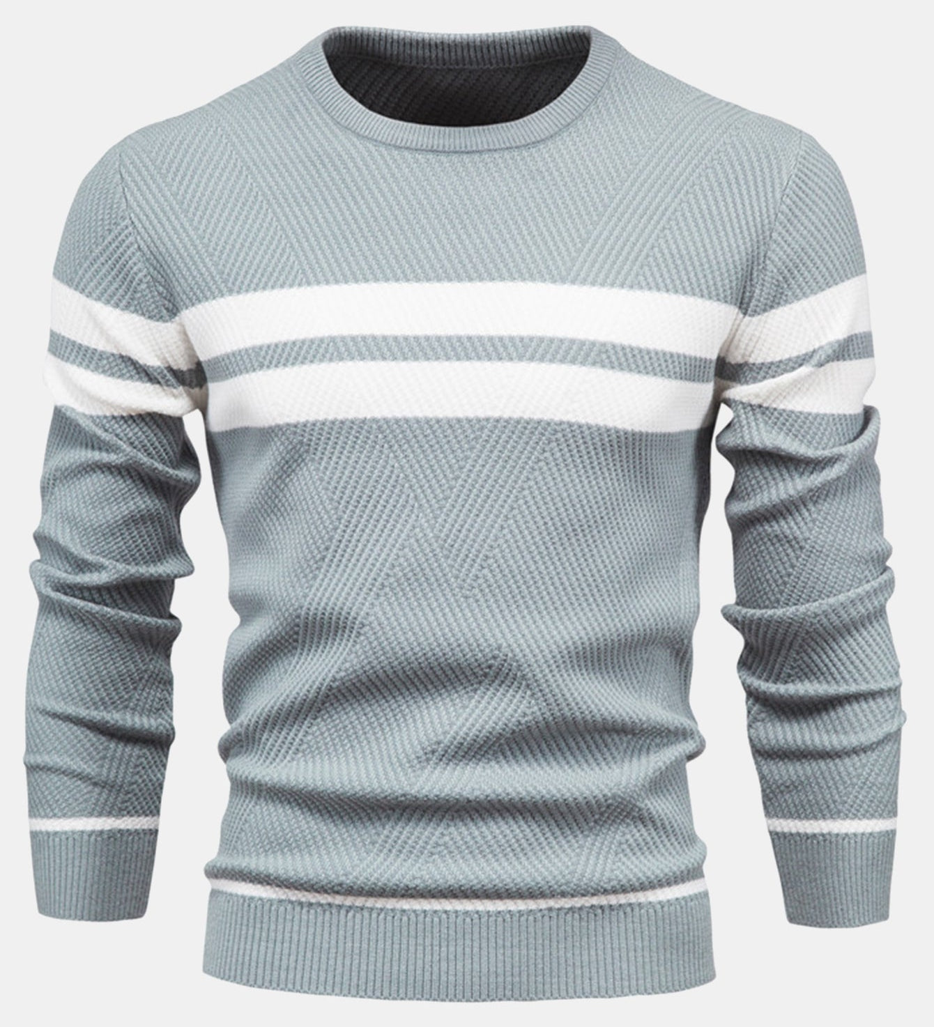 Stripe Crew Neck Sweater