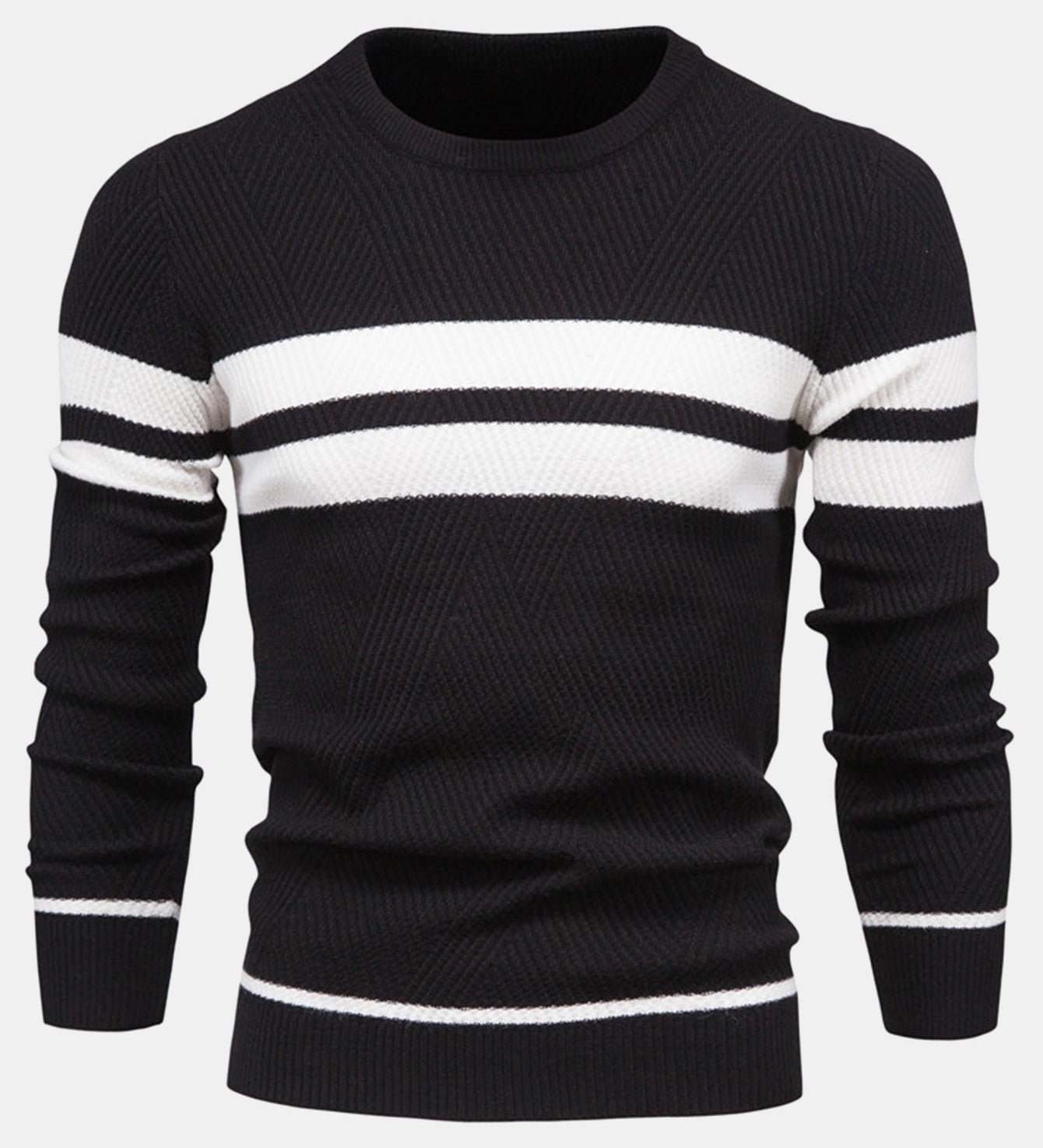 Stripe Crew Neck Sweater