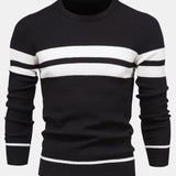 Stripe Crew Neck Sweater
