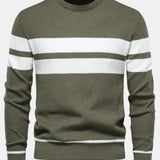 Stripe Crew Neck Sweater