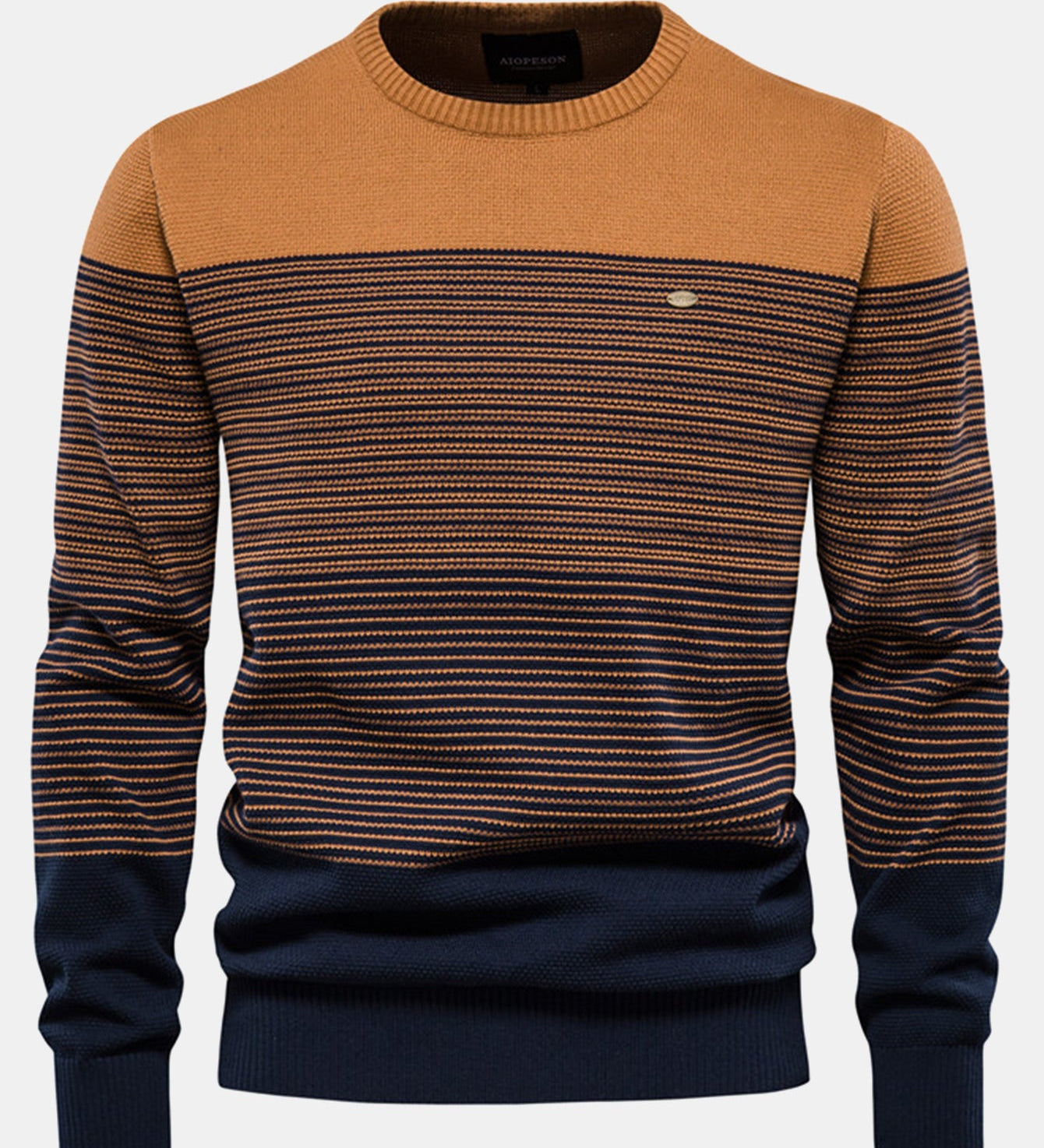 Contrast Striped Sweater