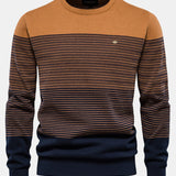 Contrast Striped Sweater