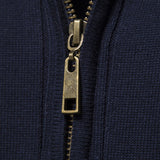 Stripe Quarter-Zip Sweater