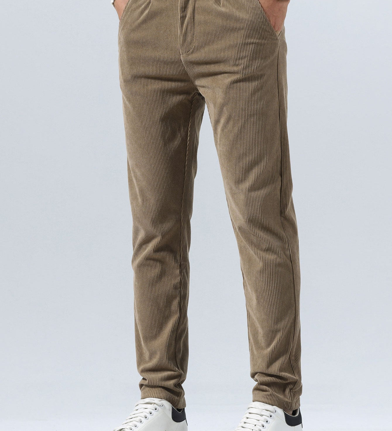 Slim Fit Corduroy Trousers
