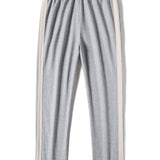 Slit Hem Stripe Pants