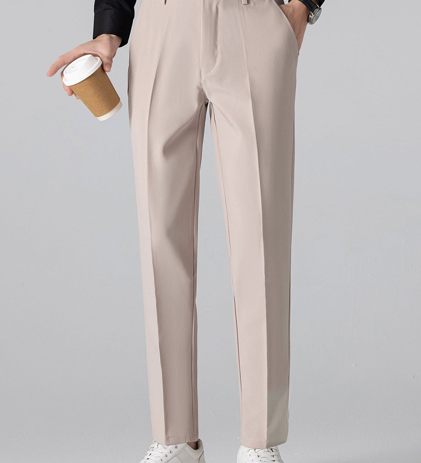 Slim Fit Tapered Trousers