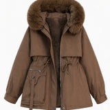 ⌛Limited-Time Offer🛍️ Women's Winter Faux Fur Padded Parka