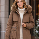 ⌛Limited-Time Offer🛍️ Women's Winter Faux Fur Padded Parka