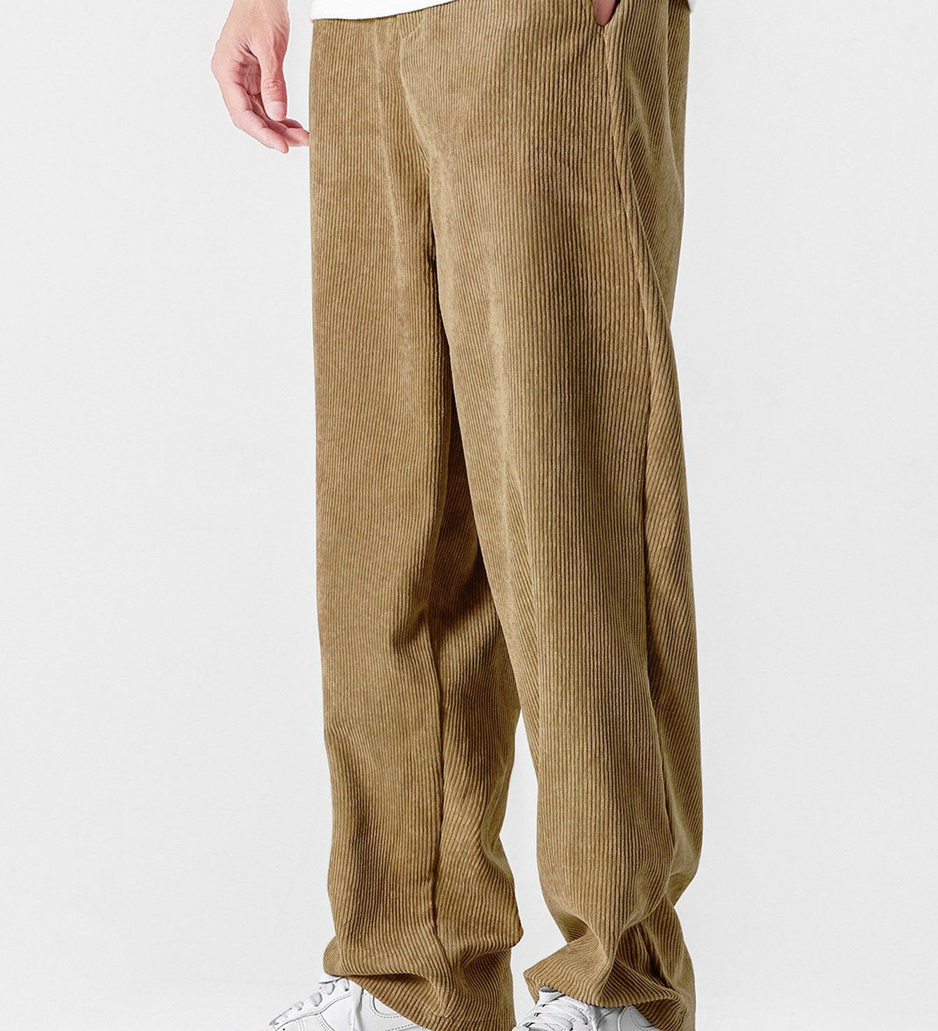 Straight Leg Corduroy Pants