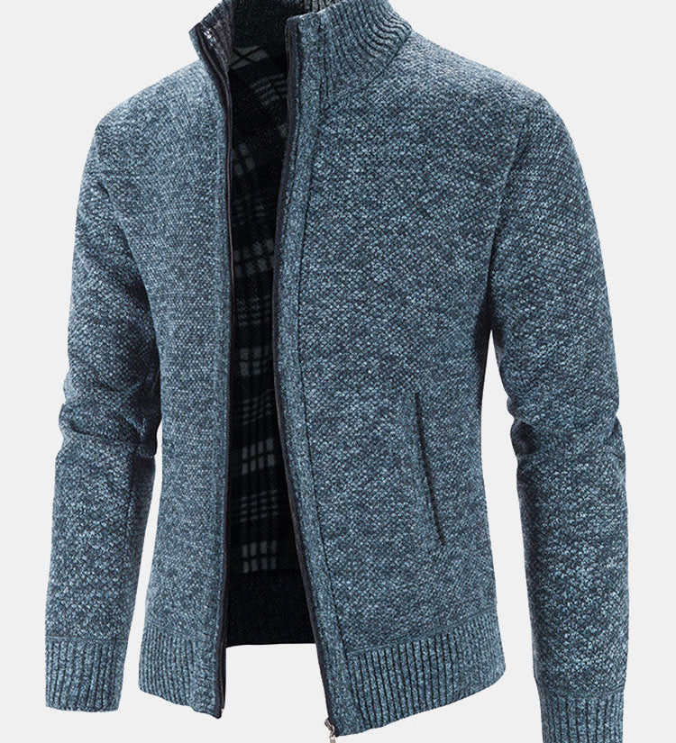 Man Zip Up Sweater