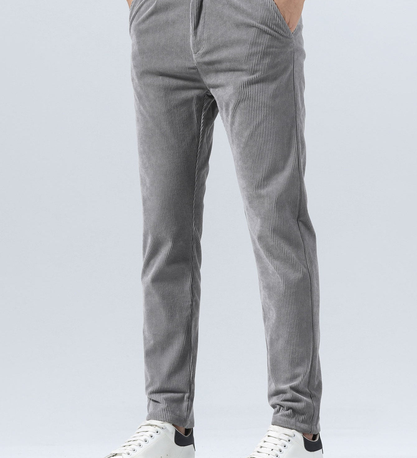 Slim Fit Corduroy Trousers