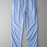 Straight Leg Linen Pants