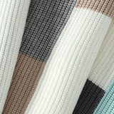 Color Block Crew Neck Sweater