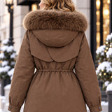 ⌛Limited-Time Offer🛍️ Women's Winter Faux Fur Padded Parka