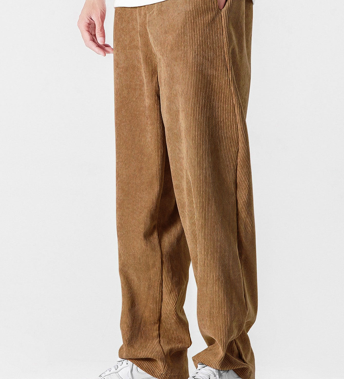 Straight Leg Corduroy Pants
