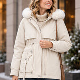 ⌛Limited-Time Offer🛍️ Women's Winter Faux Fur Padded Parka