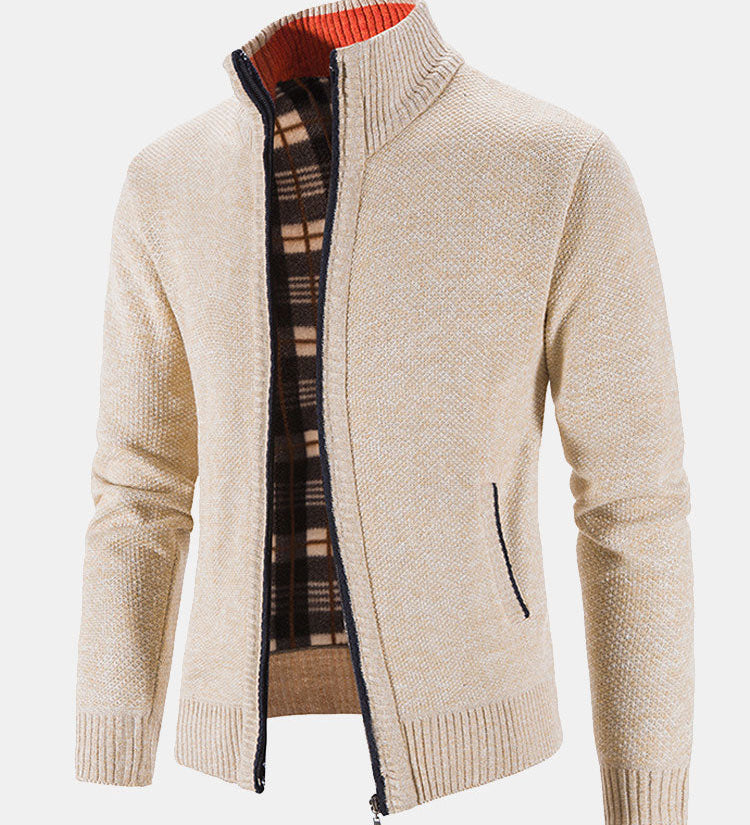 Man Zip Up Sweater