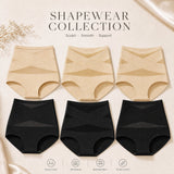 🌸Last Day-Buy 1 Get 3 Packs✨Plus-Size High-Waist Cross Tummy Control Panties