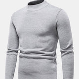 Faux Fur Lined Mock Neck Sweater