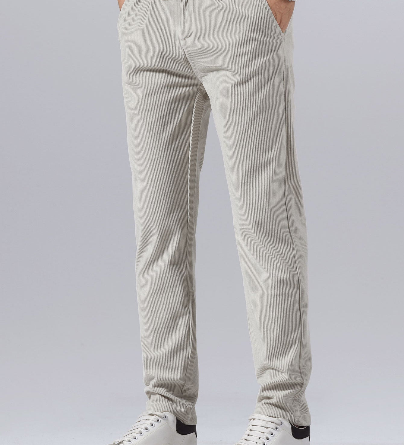Slim Fit Corduroy Trousers