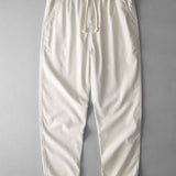 Straight Leg Linen Pants