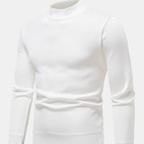 Faux Fur Lined Mock Neck Sweater