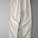 Straight Leg Linen Pants