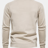 Geometry Jacquard Crewneck Sweater