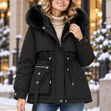 ⌛Limited-Time Offer🛍️ Women's Winter Faux Fur Padded Parka