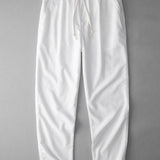 Straight Leg Linen Pants