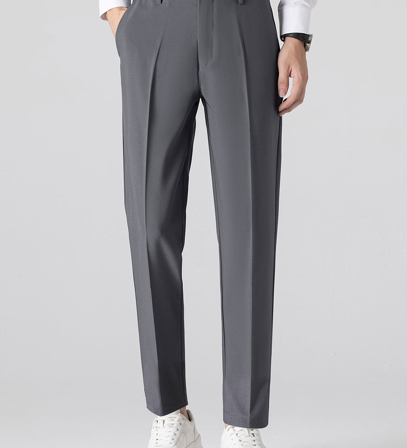 Slim Fit Tapered Trousers