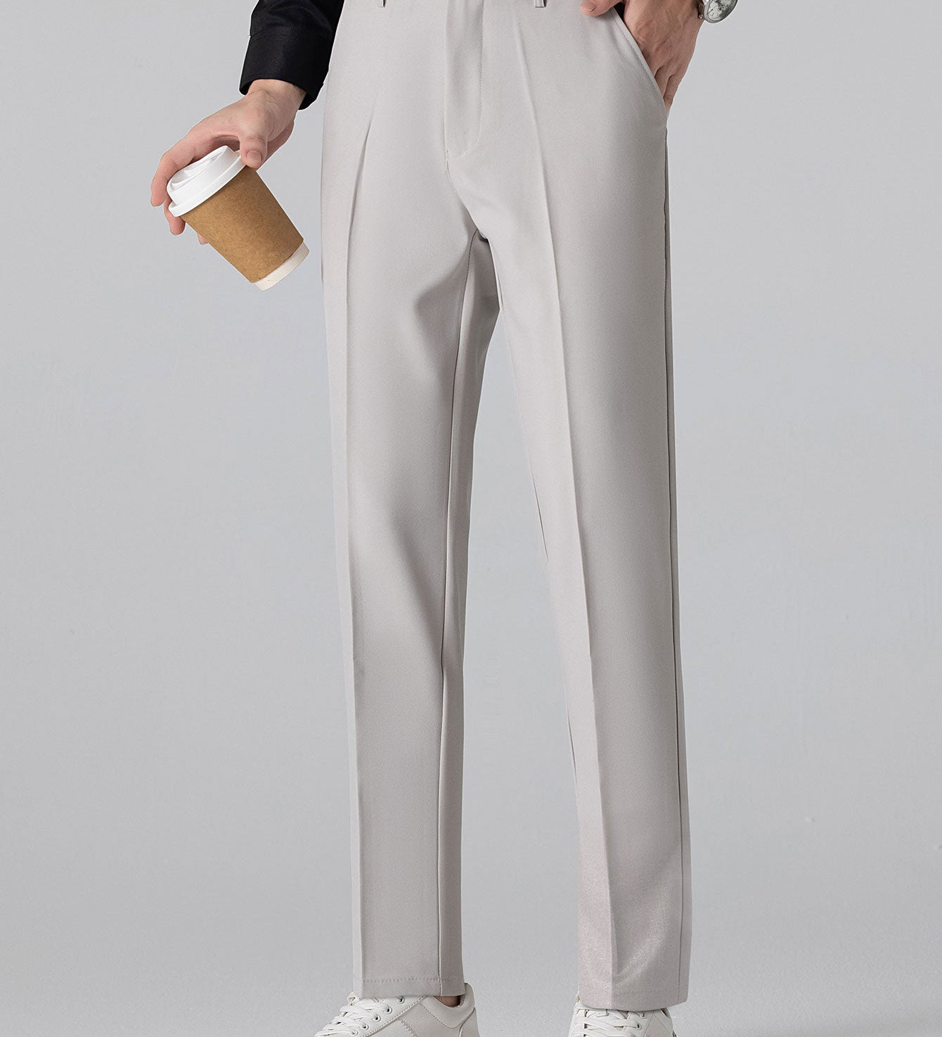 Slim Fit Tapered Trousers