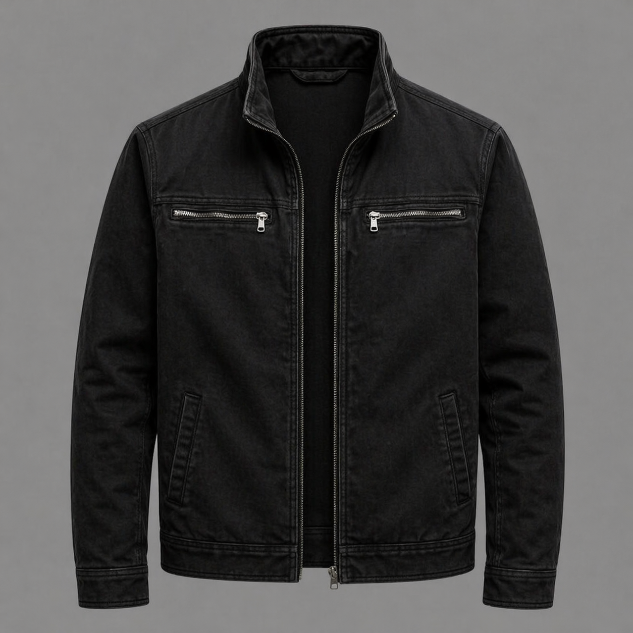 CARLOS™ | Vintage Cotton Jacket with Zip