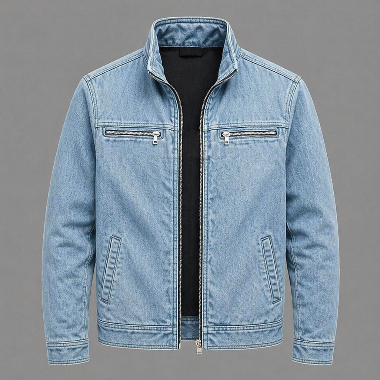 CARLOS™ | Vintage Cotton Jacket with Zip