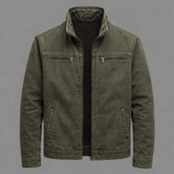 CARLOS™ | Vintage Cotton Jacket with Zip
