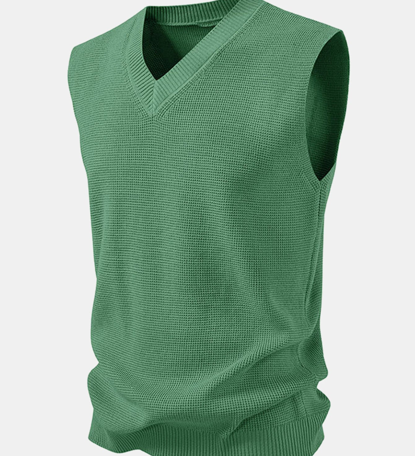 V-Neck Knit Vest