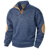 Liam | Charcoal Half-Zip Knit Jumper