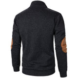 Liam | Charcoal Half-Zip Knit Jumper