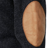 Liam | Charcoal Half-Zip Knit Jumper
